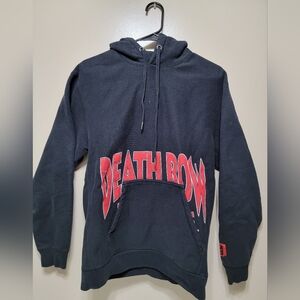 Deathrow Records Black Hoodie Shoe Palace Size Large